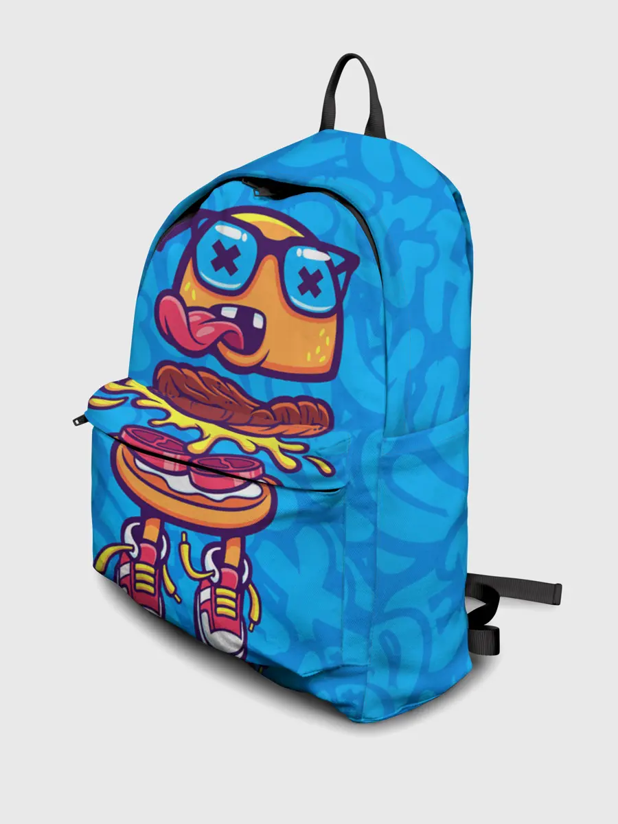 Рюкзак джинсовый / Бутерброд монстрик