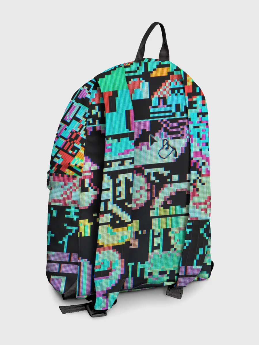 Рюкзак джинсовый / ГЛИТЧ / GLITCH ЗАСТАВКА