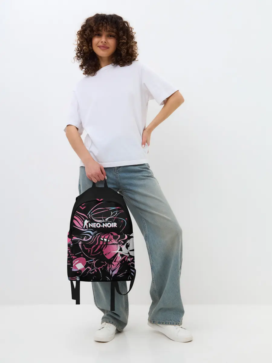 Рюкзак джинсовый / cs:go - Neo-Noir | Неонуар