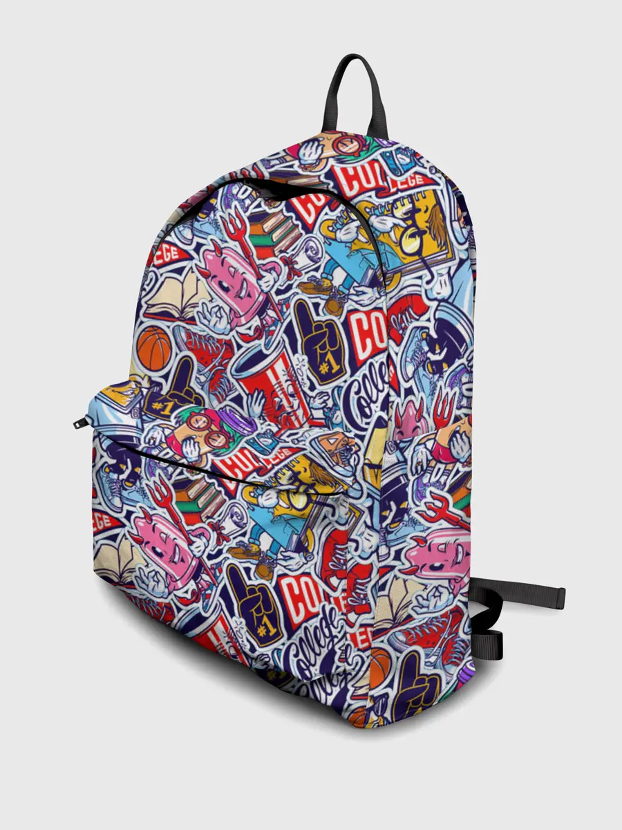 Рюкзак джинсовый / Стикерпак