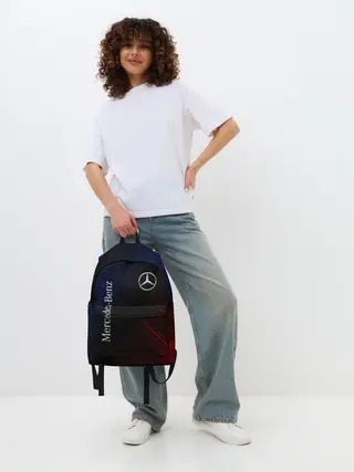 Рюкзак джинсовый / MERCEDES / МЕРСЕДЕС