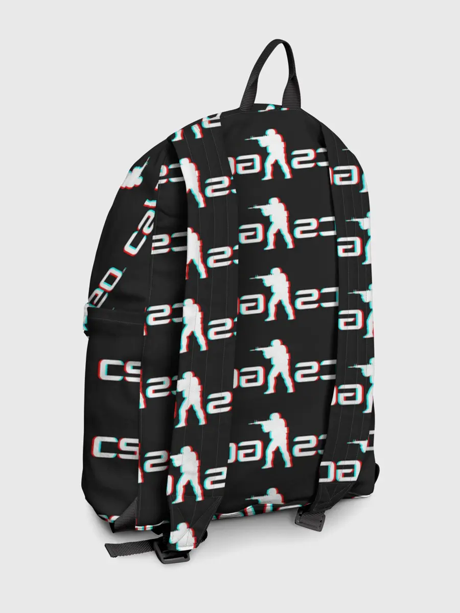 Рюкзак джинсовый / CSGO GLITCH LOGO