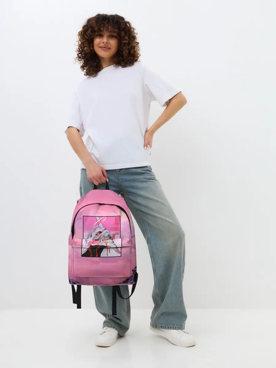 Рюкзак джинсовый / Synthwave EVA Unit 01