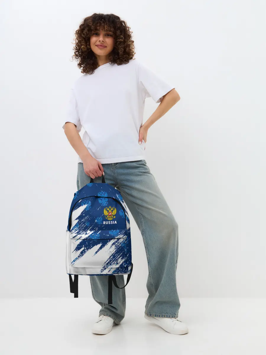Рюкзак джинсовый / RUSSIA / РОССИЯ