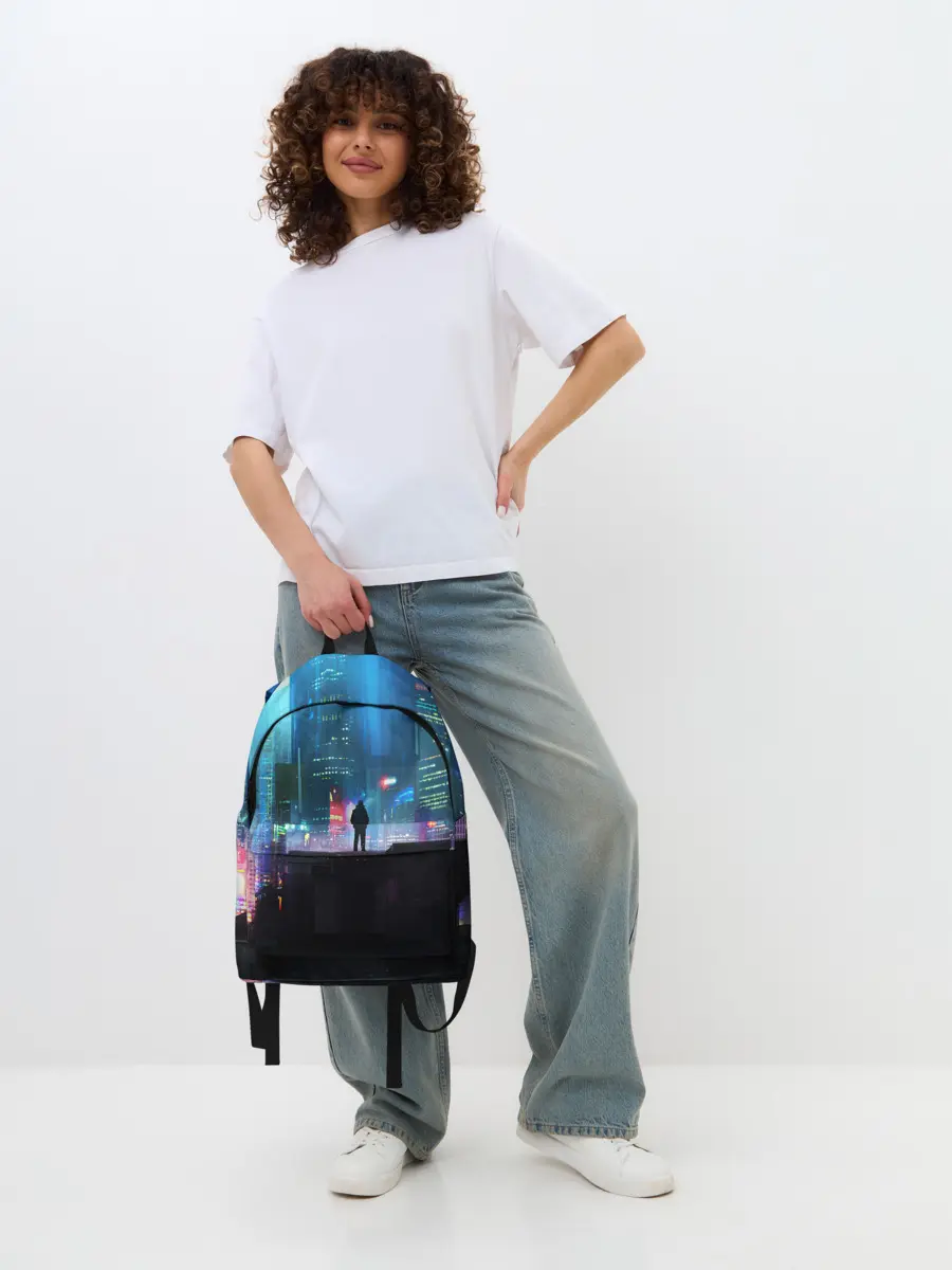 Рюкзак джинсовый / CITY NEON