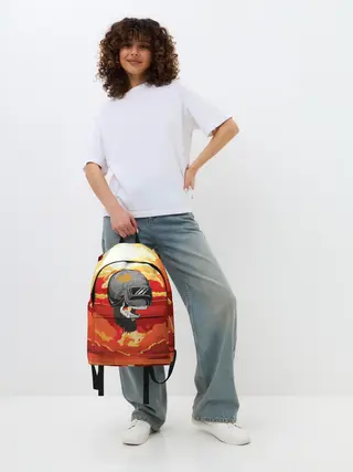 Рюкзак джинсовый / PUBG Skull