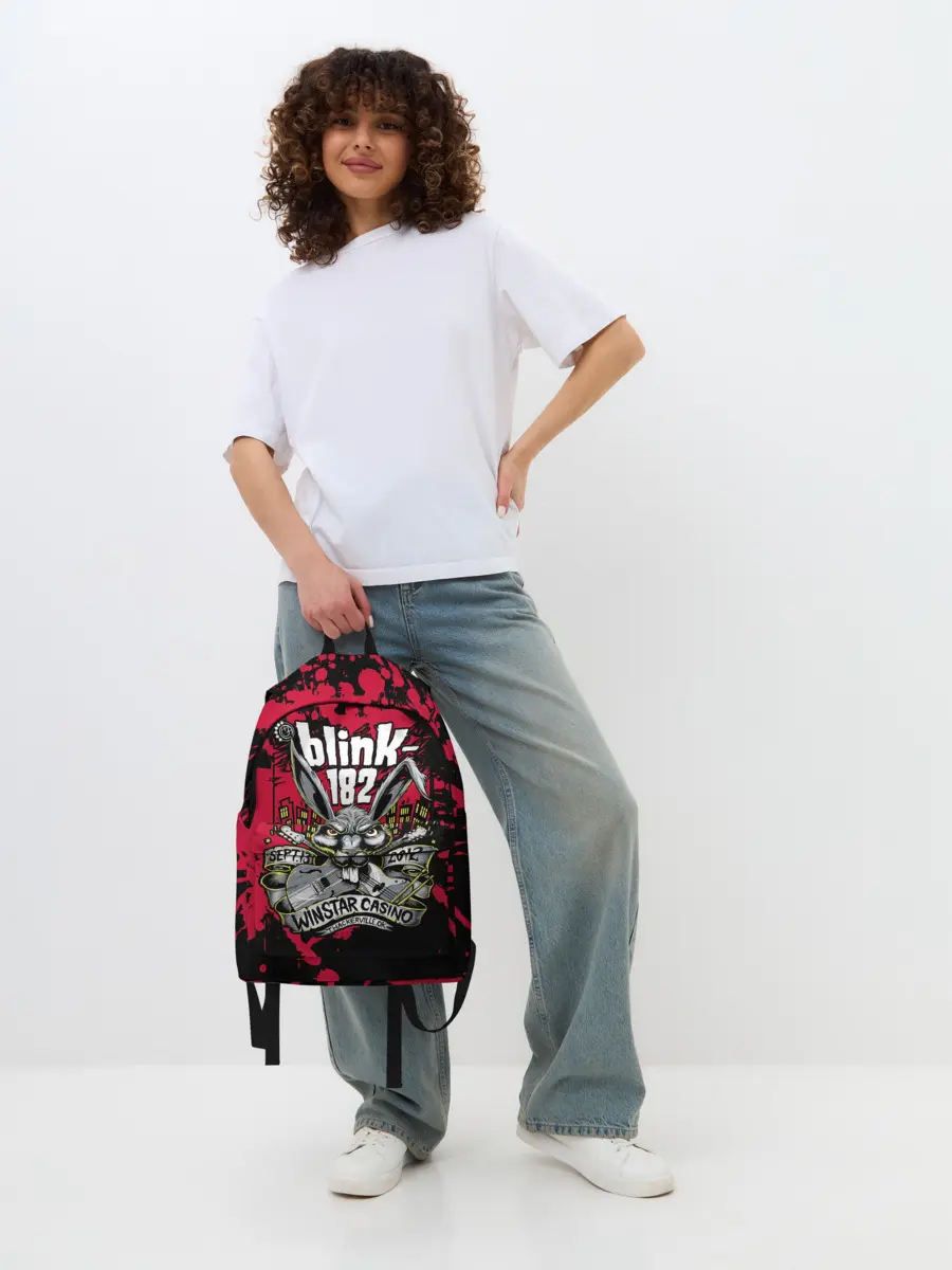 Рюкзак джинсовый / Blink 182