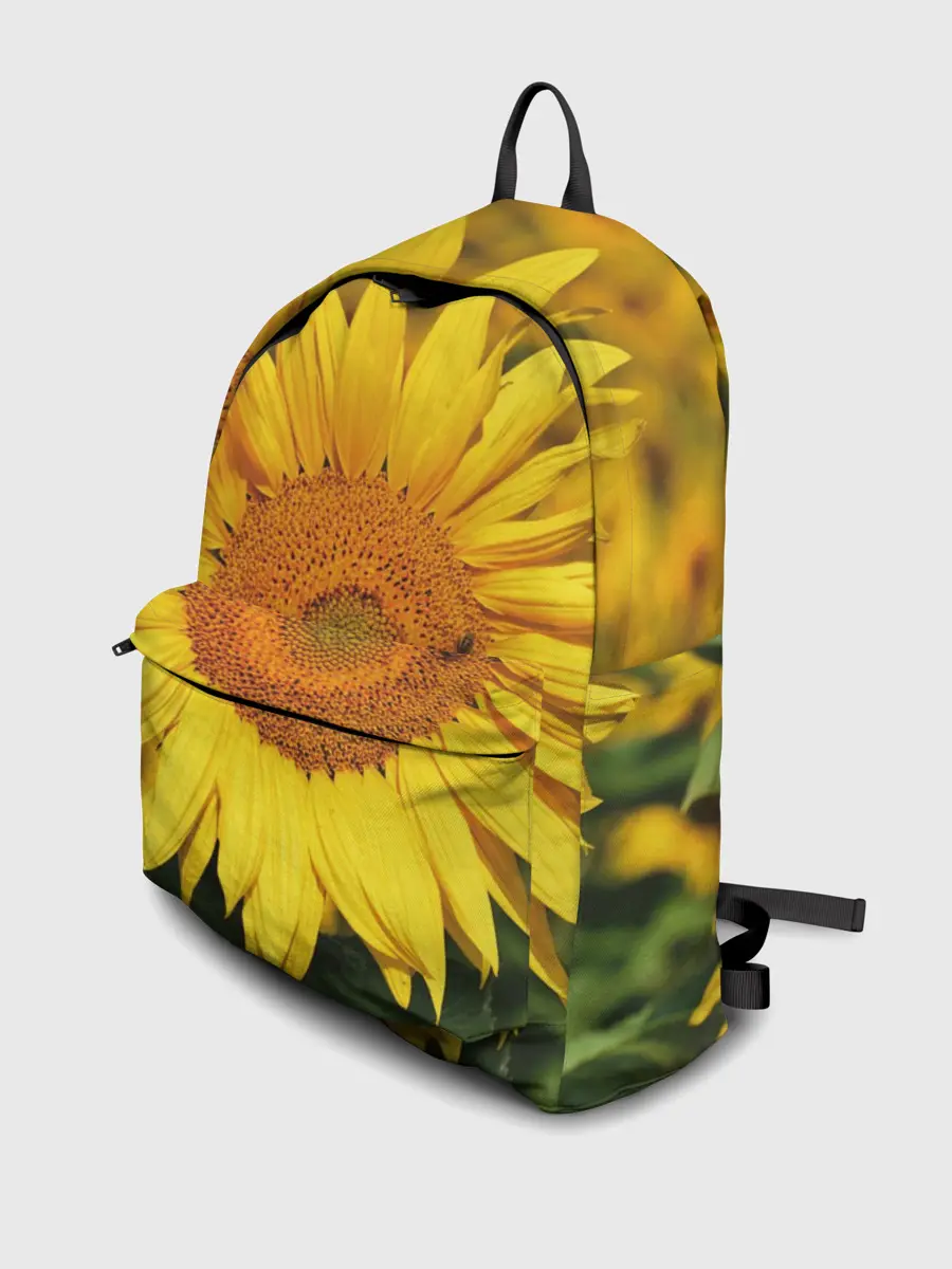 Рюкзак джинсовый / Подсолнух