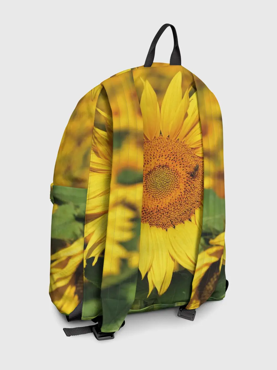 Рюкзак джинсовый / Подсолнух