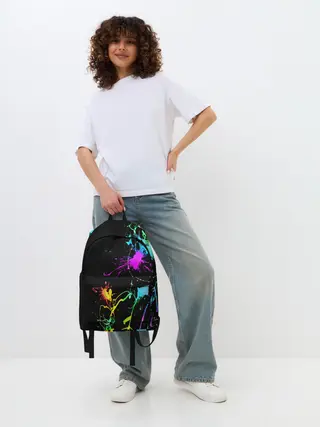 Рюкзак джинсовый / НЕОНОВЫЕ КРАСКИ