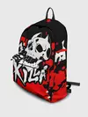 Рюкзак джинсовый / KILLA красные брызги