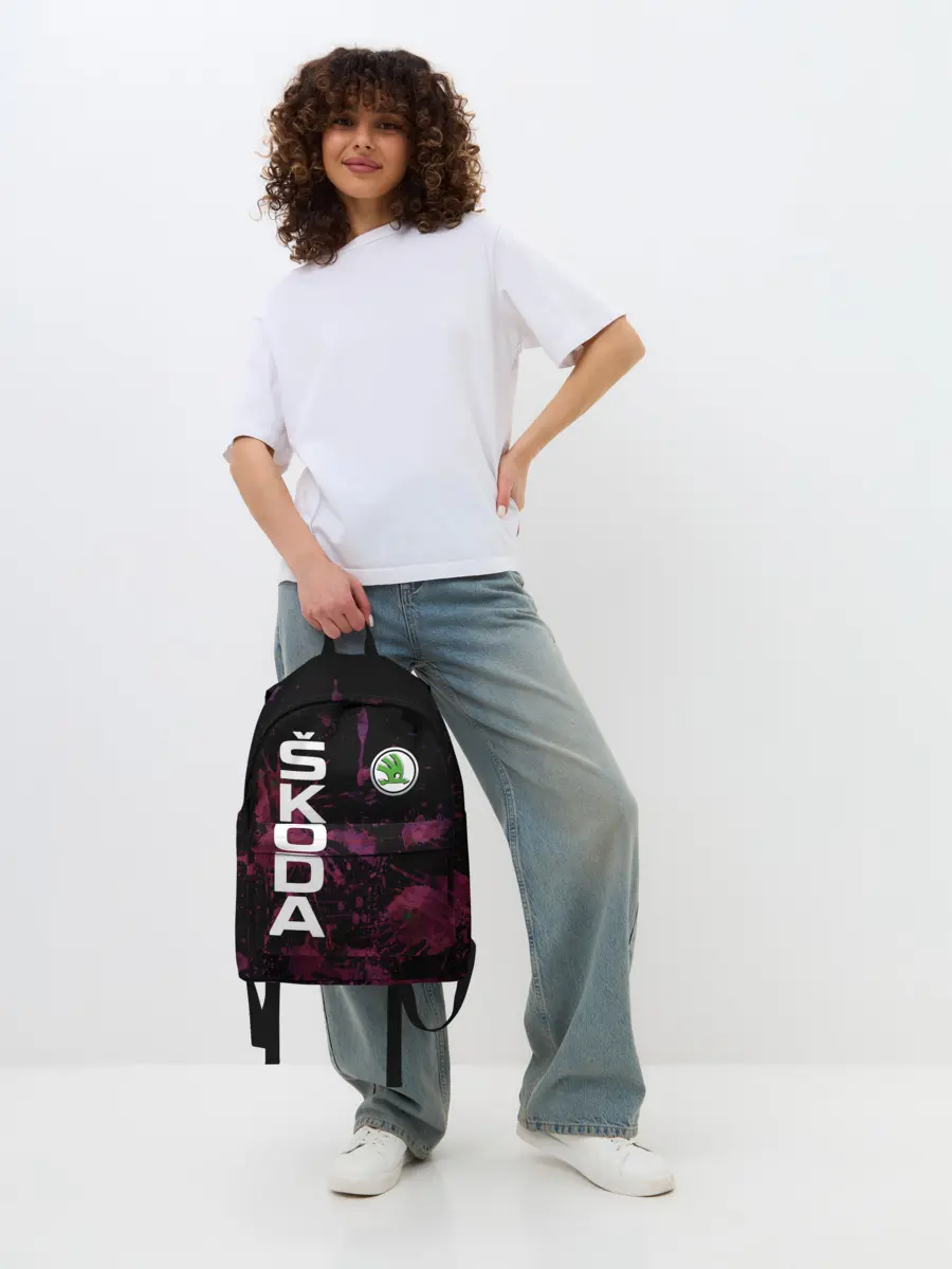 Рюкзак джинсовый / Шкода