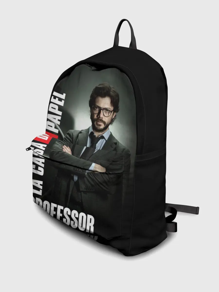 Рюкзак джинсовый / Бумажный дом Профессор