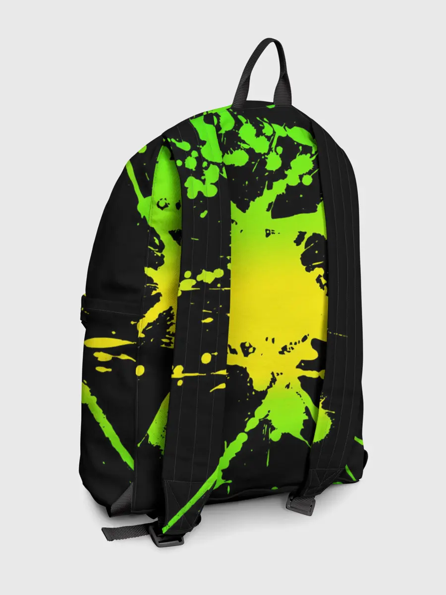 Рюкзак джинсовый / KILLA зеленые брызги