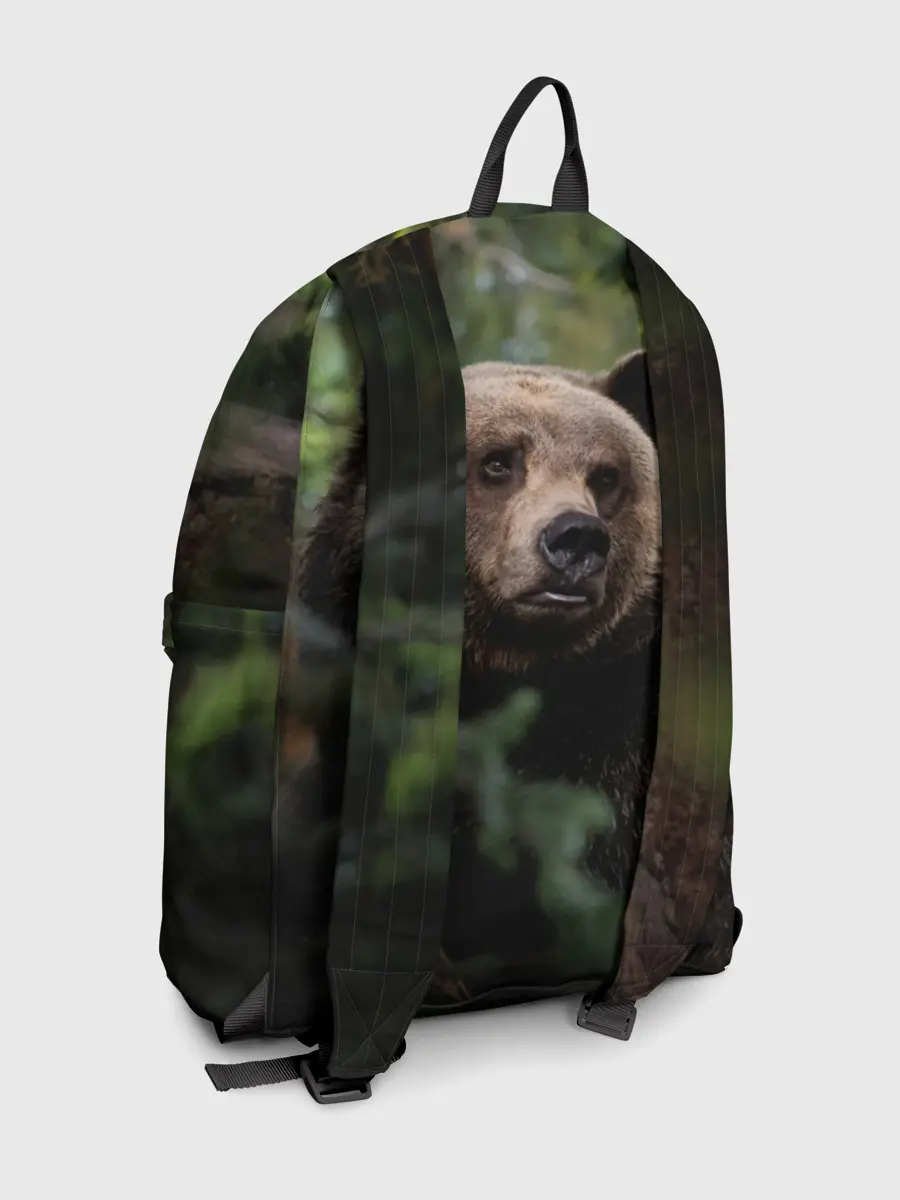 Рюкзак джинсовый / Медведь