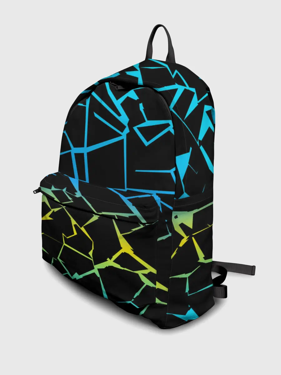 Рюкзак джинсовый / НЕОНОВЫЙ ГРАДИЕНТ