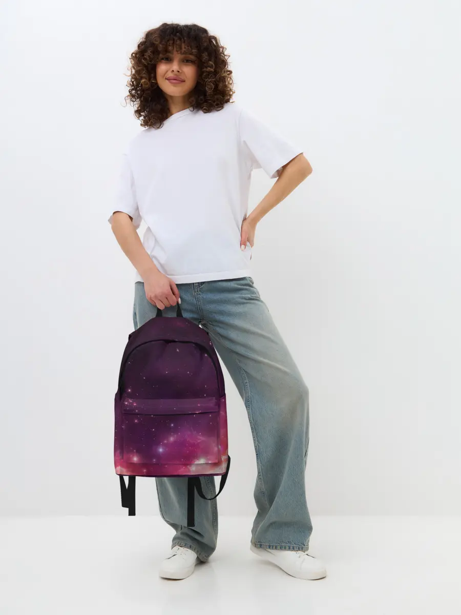 Рюкзак джинсовый / Космическая вспышка