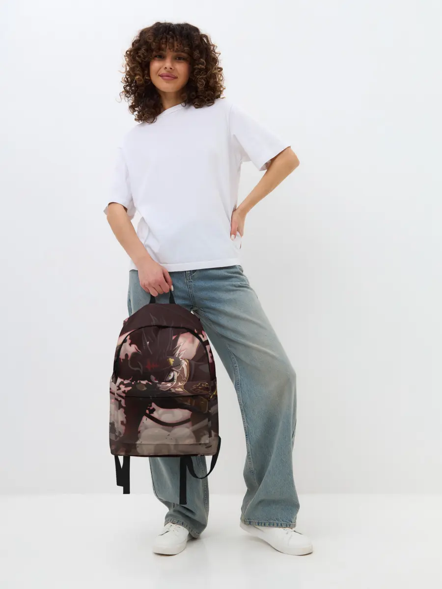 Рюкзак джинсовый / Астер в боевой позе