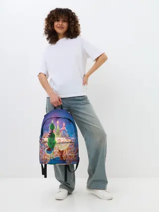 Рюкзак джинсовый / Гринч похититель Рождества