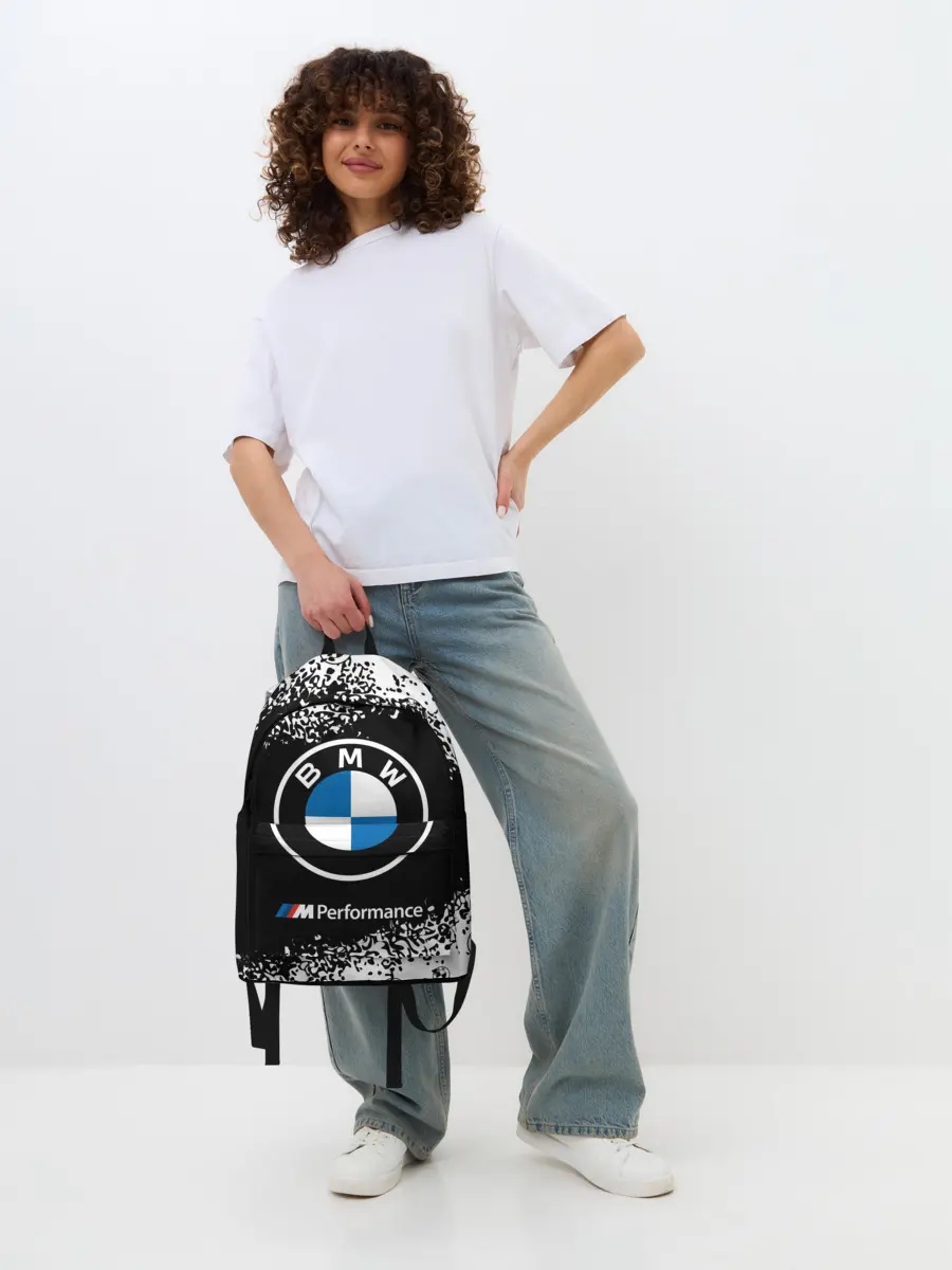 Рюкзак джинсовый / BMW / БМВ