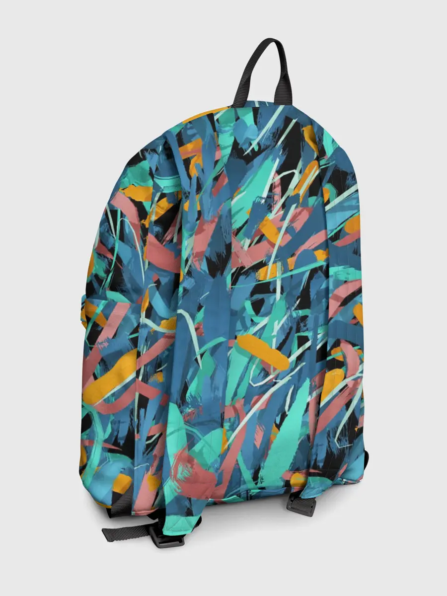 Рюкзак джинсовый / Яркие краски