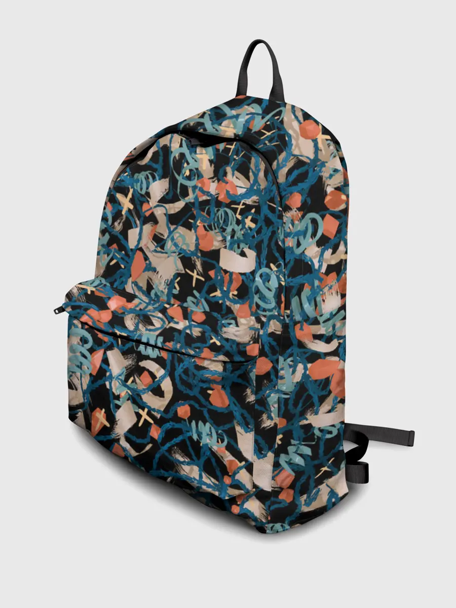 Рюкзак джинсовый / Линии в пространстве