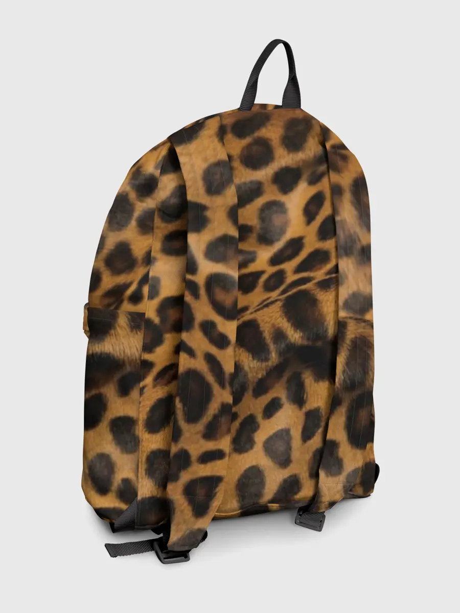 Рюкзак джинсовый / Леопард