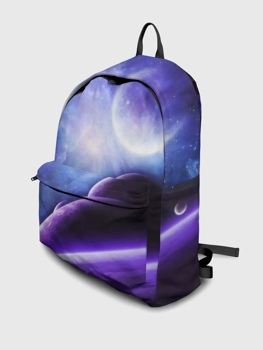 Рюкзак джинсовый / Неоновый Космос