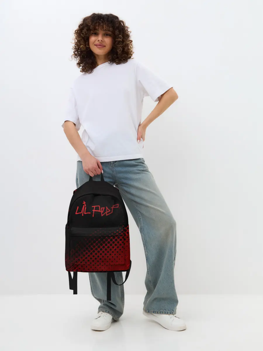 Рюкзак джинсовый / Lil Peep