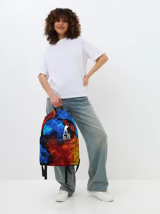 Рюкзак джинсовый / COUNTER STRIKE