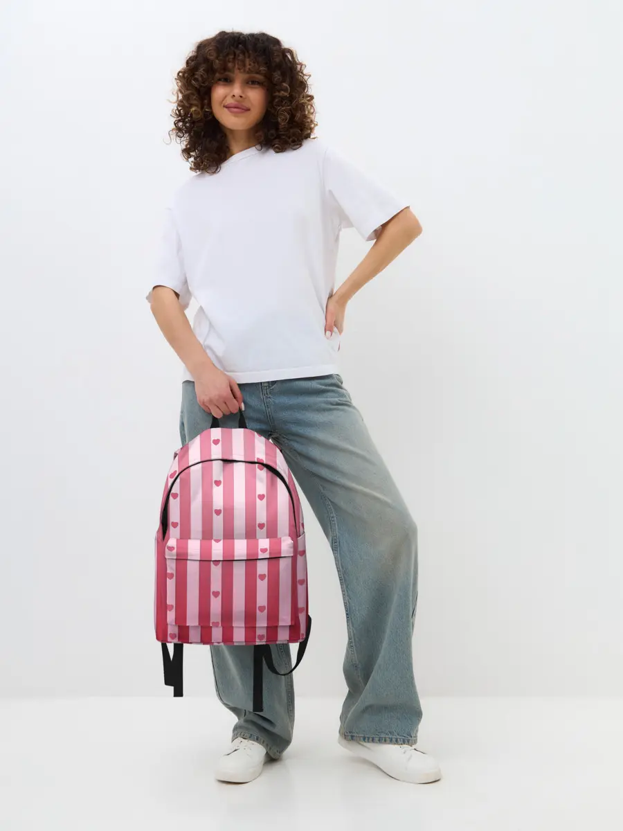 Рюкзак джинсовый / Валентинова нежность