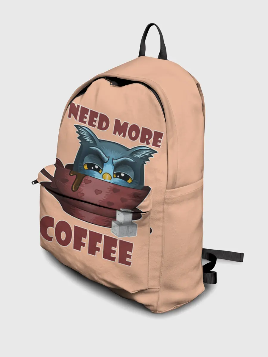 Рюкзак джинсовый / Нужно Больше Кофе