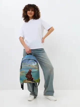 Рюкзак джинсовый / Genshin Impact