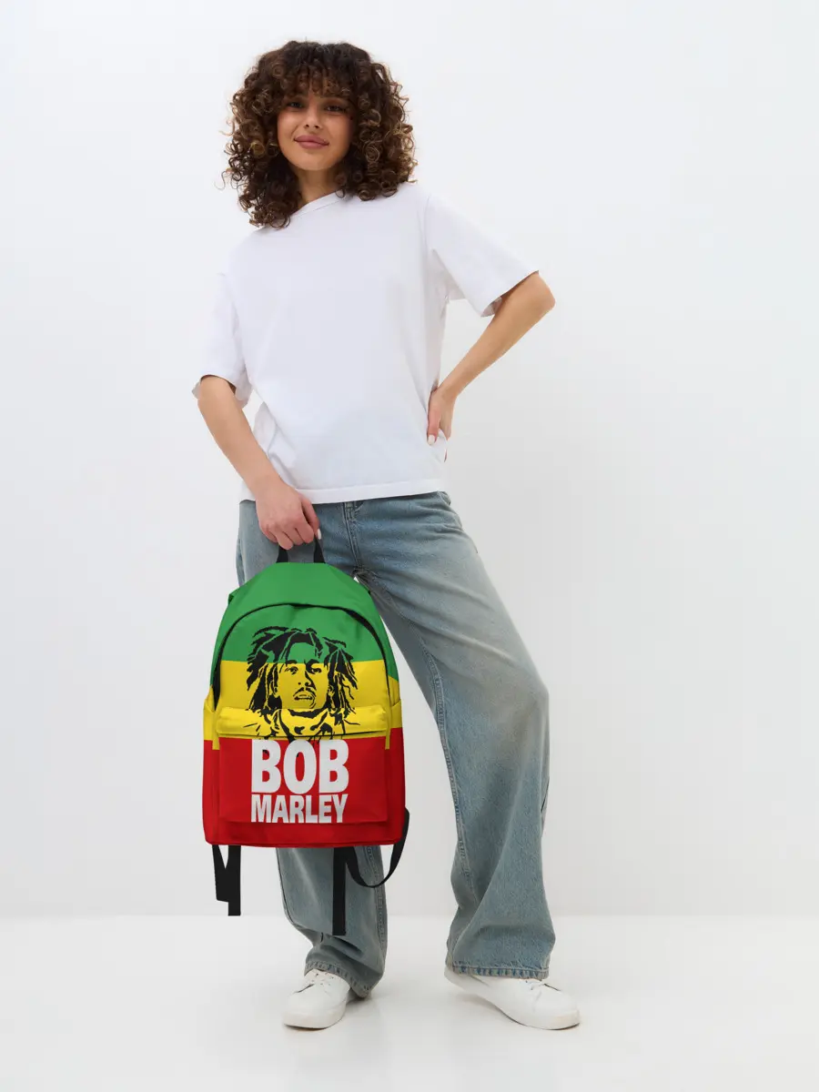 Рюкзак джинсовый / Bob Marley