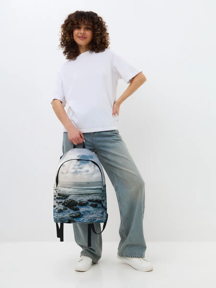 Рюкзак джинсовый / Море