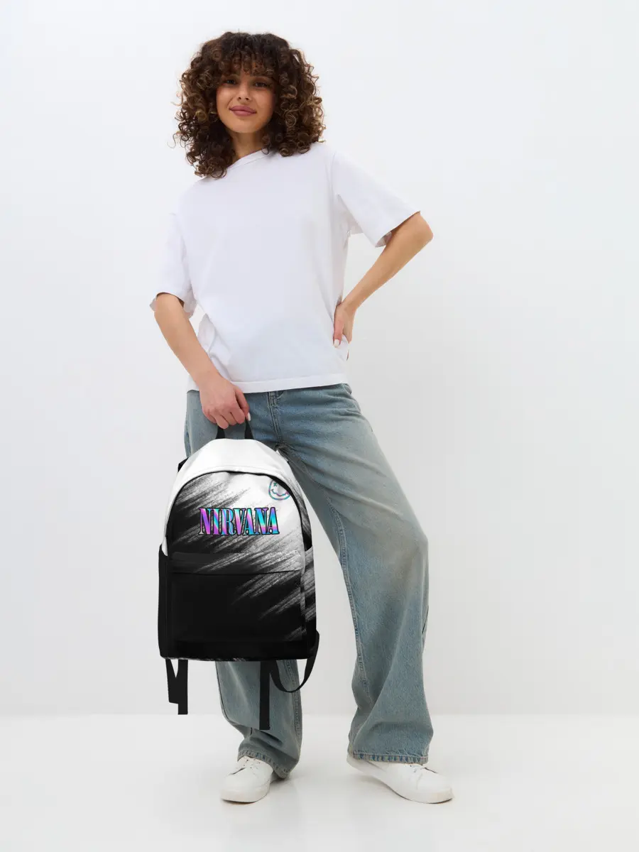 Рюкзак джинсовый / nirvana