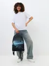 Рюкзак джинсовый / Космонавт
