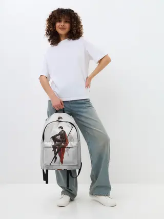 Рюкзак джинсовый / Бог «Славы»