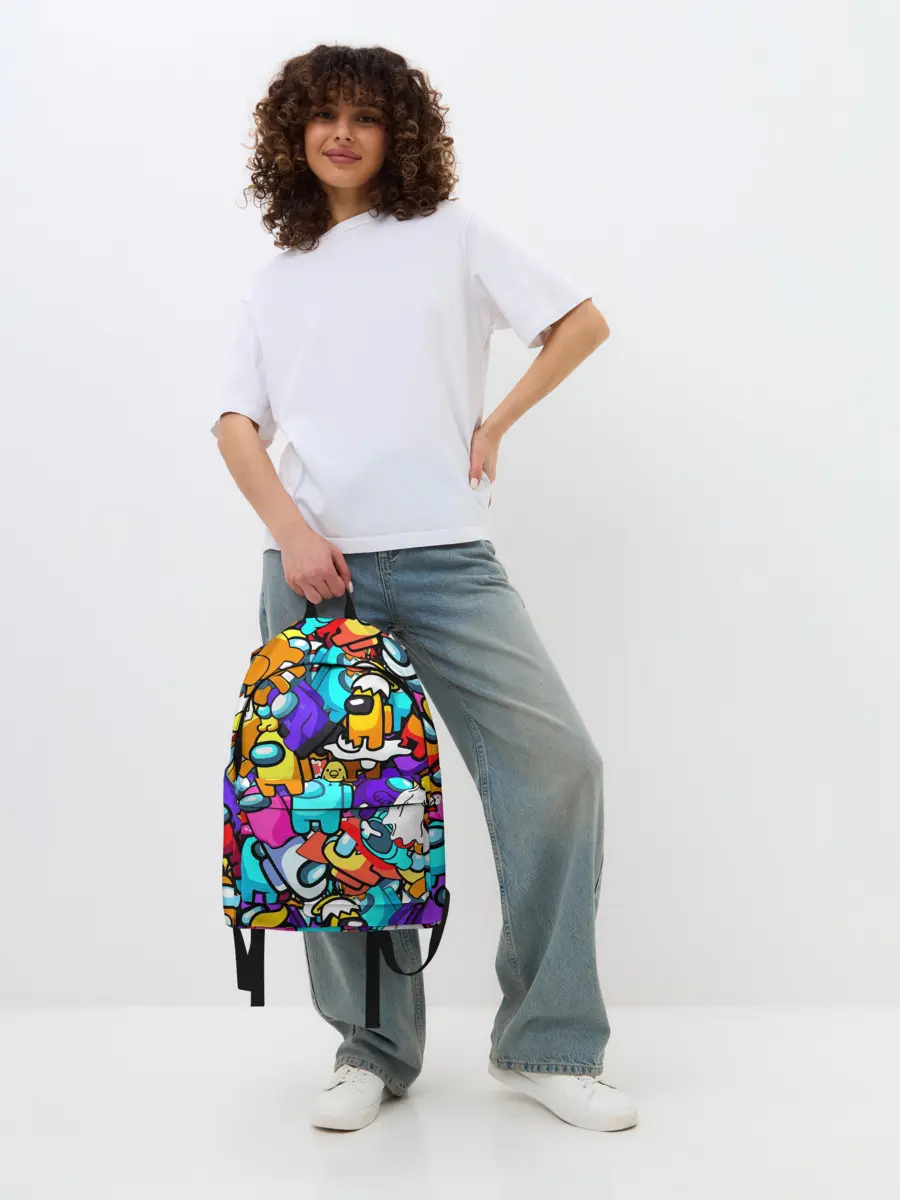 Рюкзак джинсовый / AMONG US