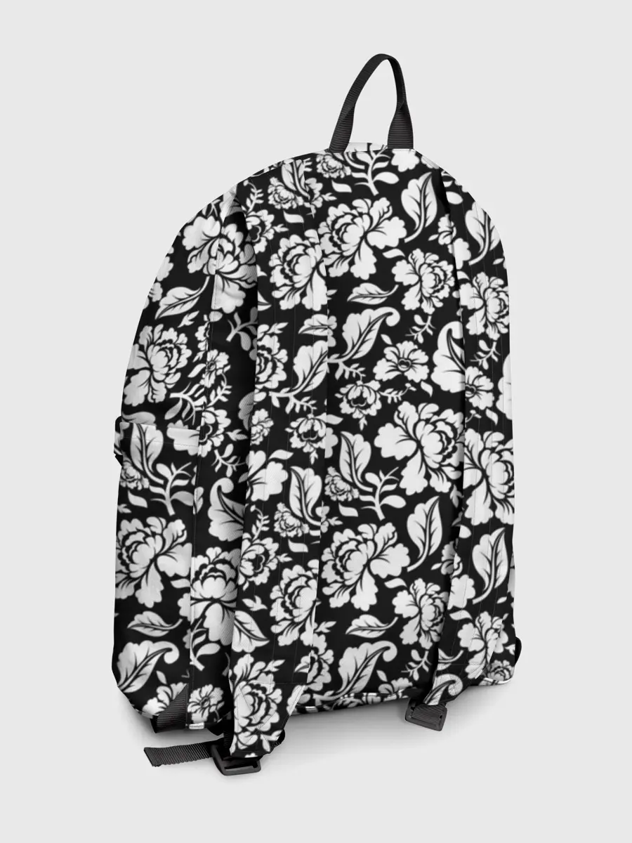 Рюкзак джинсовый / White flowers