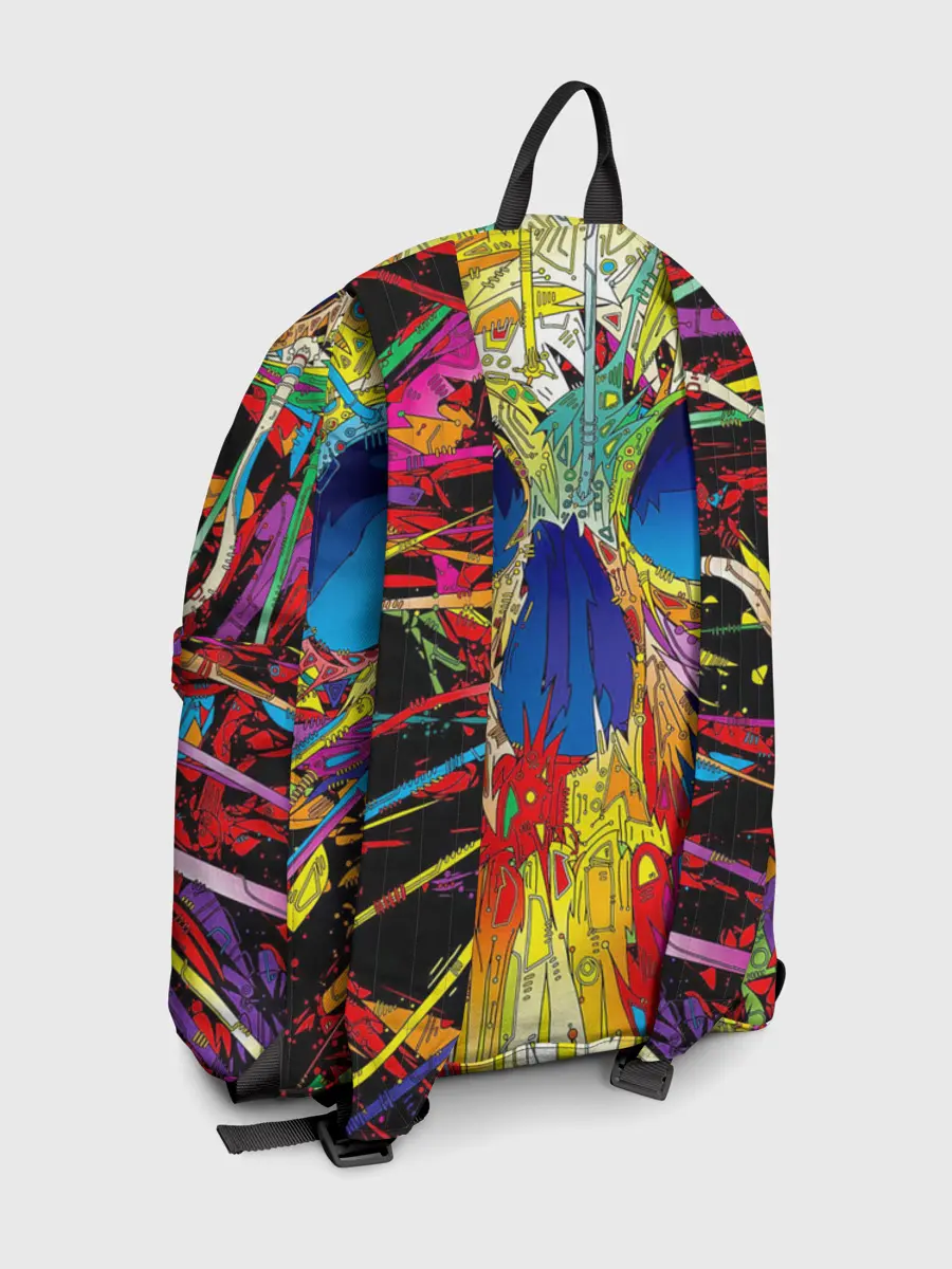 Рюкзак джинсовый / Череп