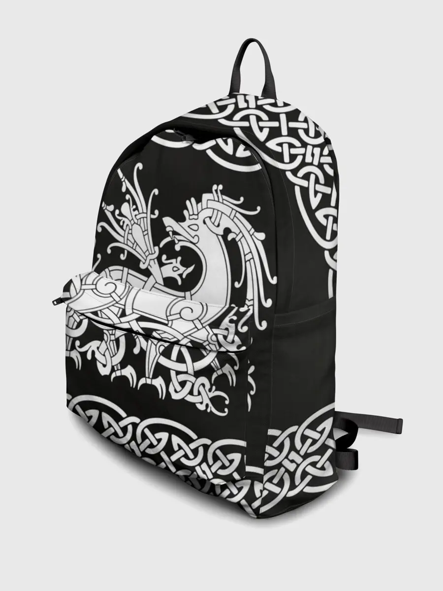 Рюкзак джинсовый / Рингерике олень белый 3D