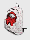 Рюкзак джинсовый / AMONG US - СЕРДЕЧКО