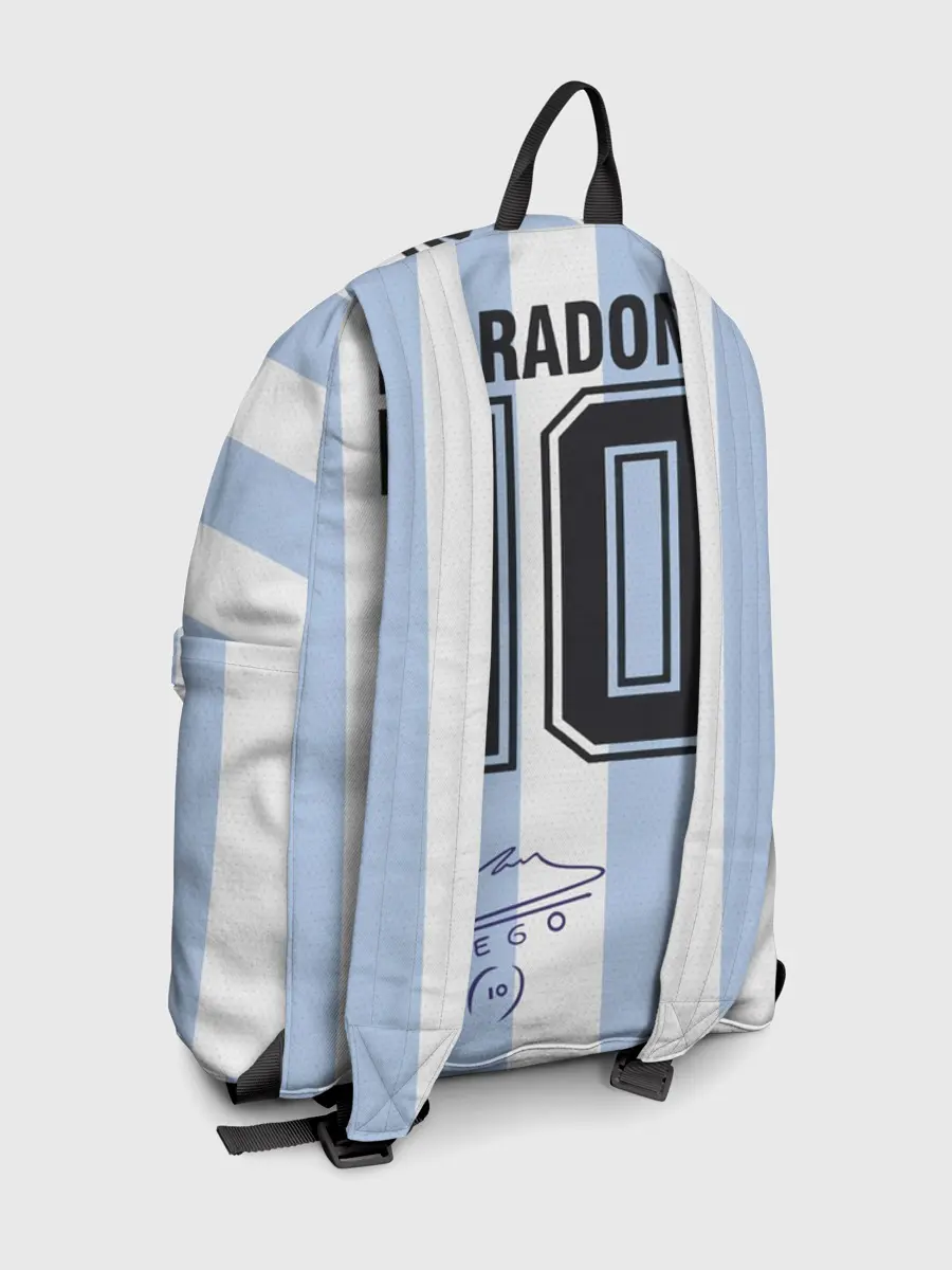 Рюкзак джинсовый / Diego Maradona 10