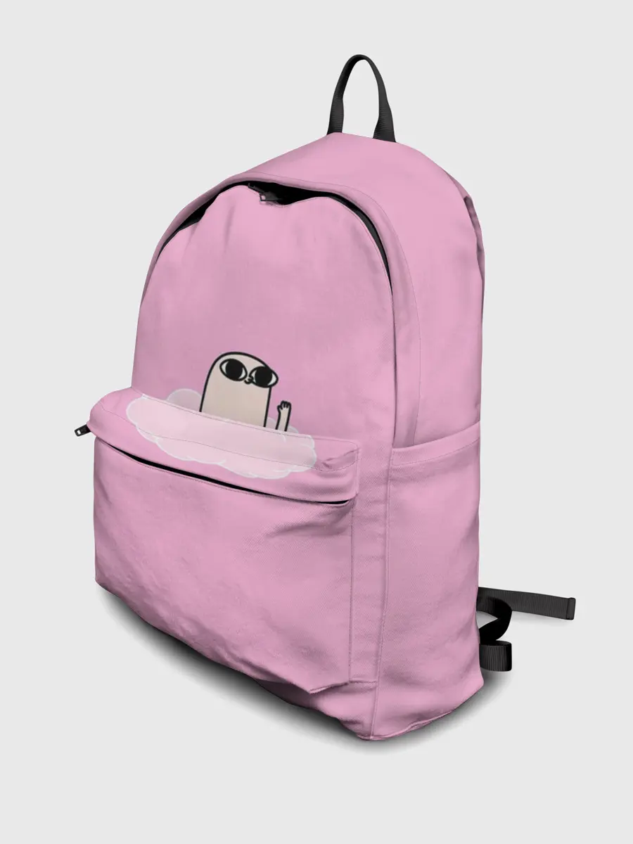 Рюкзак джинсовый / мем