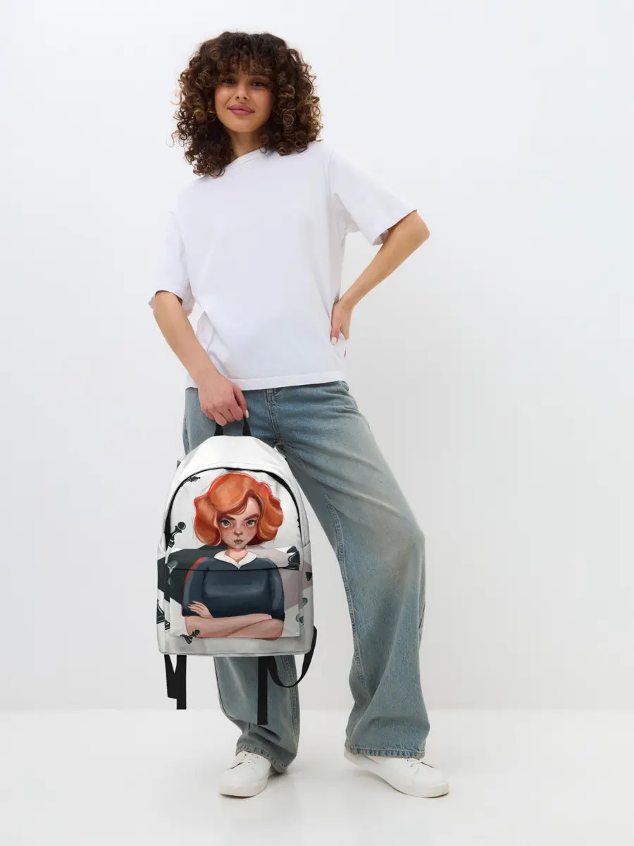 Рюкзак джинсовый / Ход Королевы