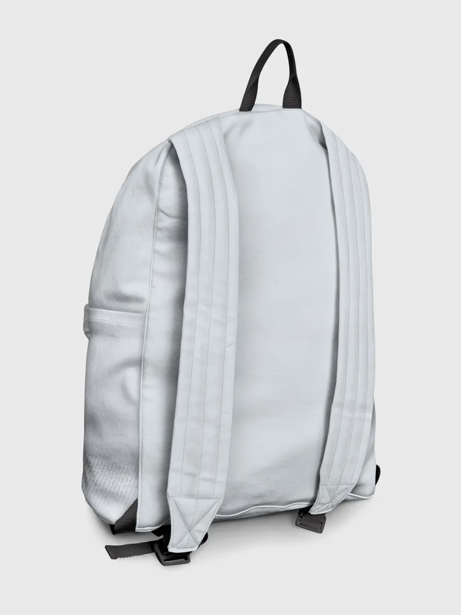 Рюкзак джинсовый / серый котенок