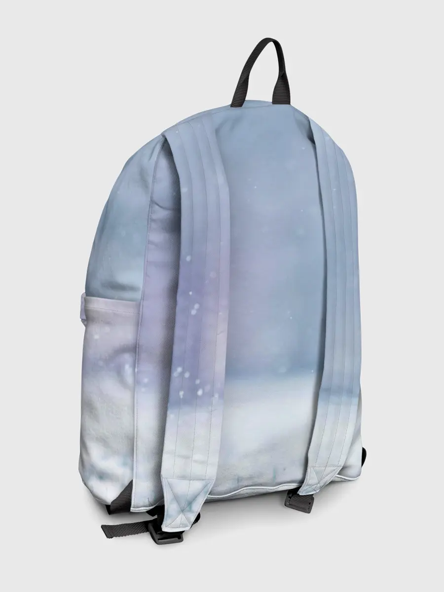 Рюкзак джинсовый / Чихуахуа в снегу