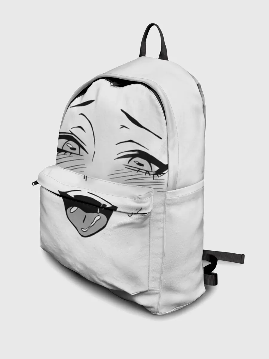 Рюкзак джинсовый / Ахегао личико