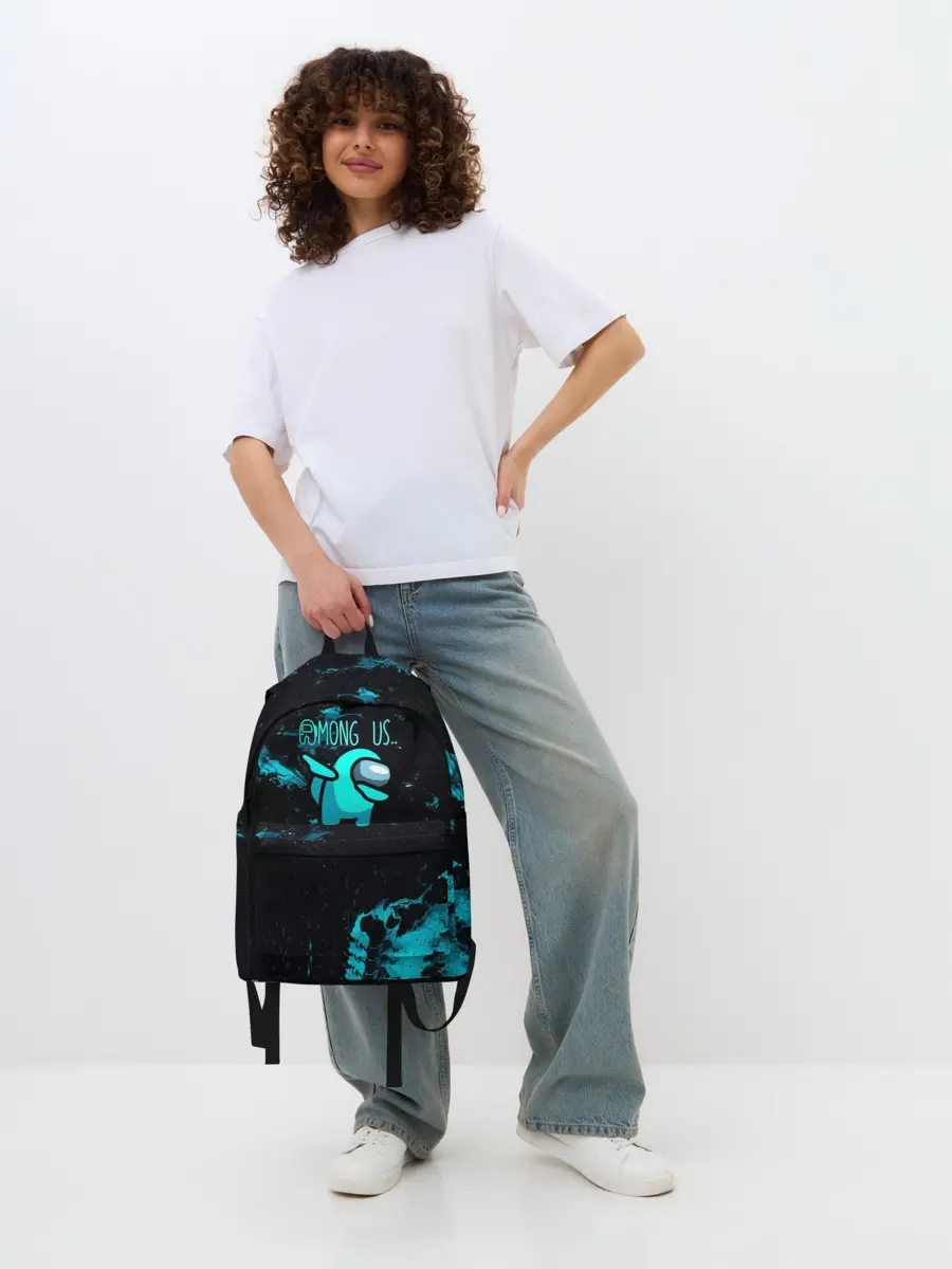Рюкзак джинсовый / Among Us Dab